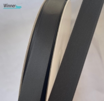 Black satin ribbon 16mm (5/8")